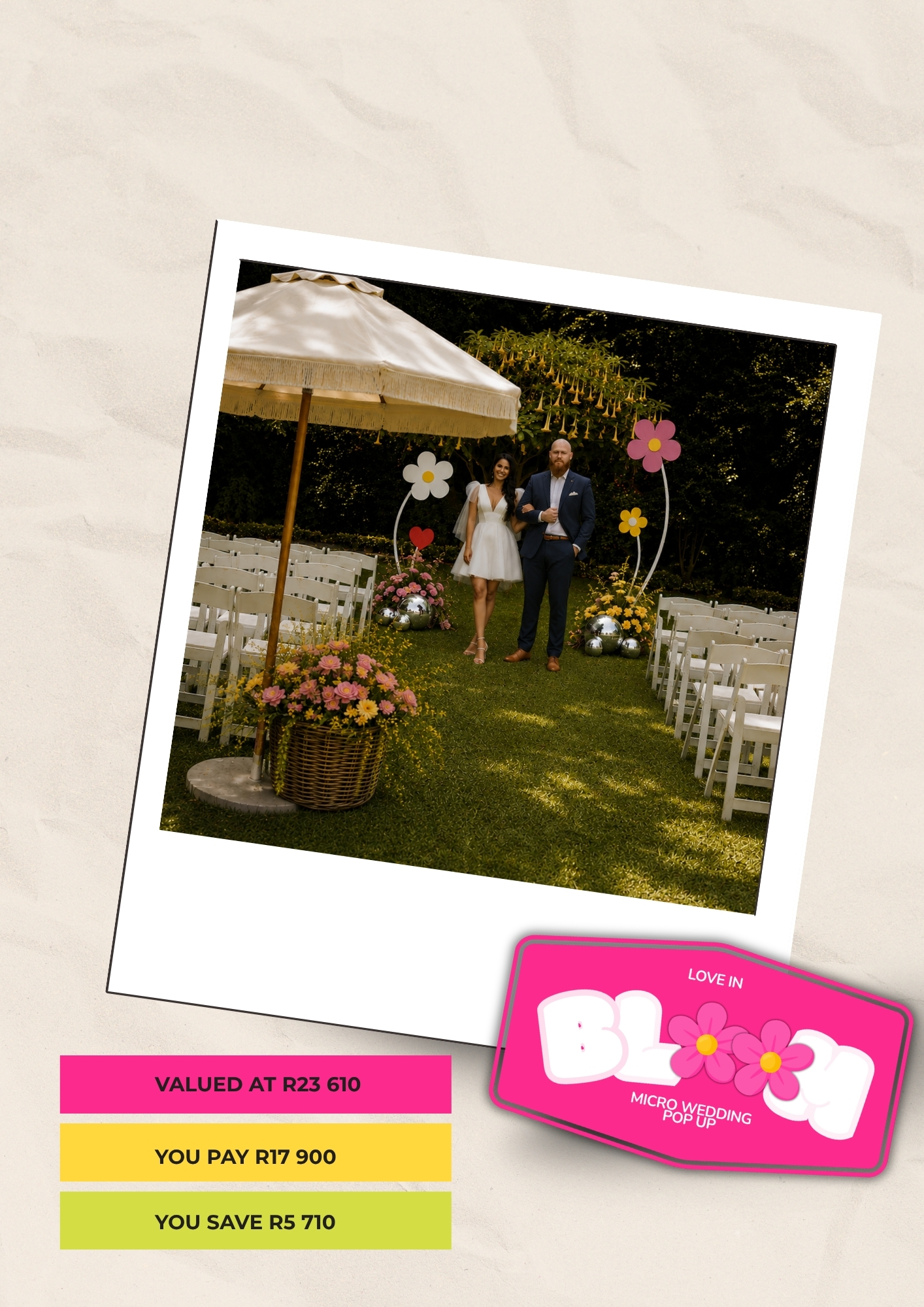 Spring POP UP Wedding Spring POP UP Wedding
